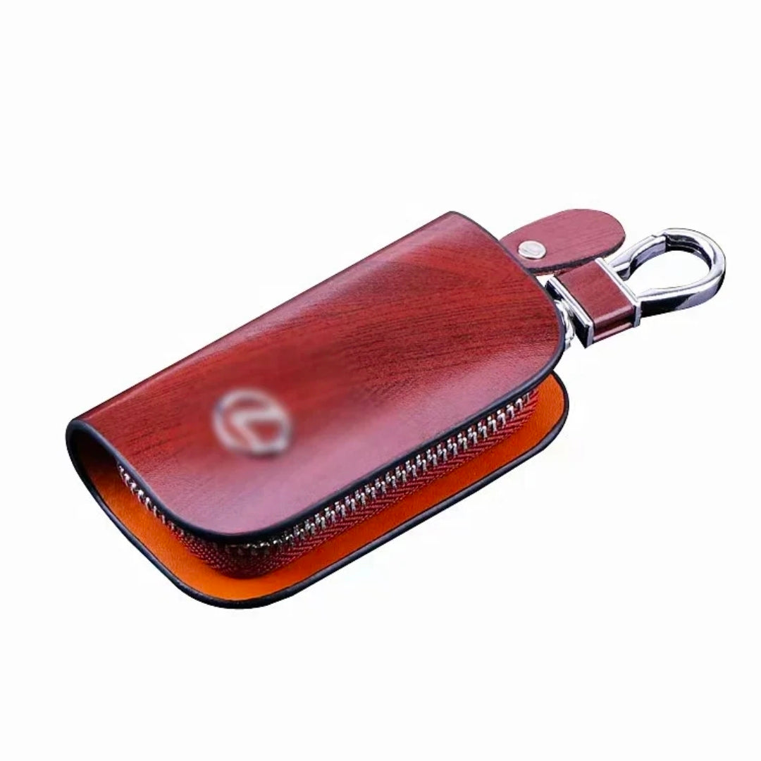 Etui en cuir pour clé voiture