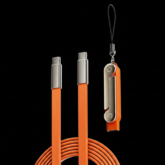 Câble de données detachable 2 en 1 avec support pliable