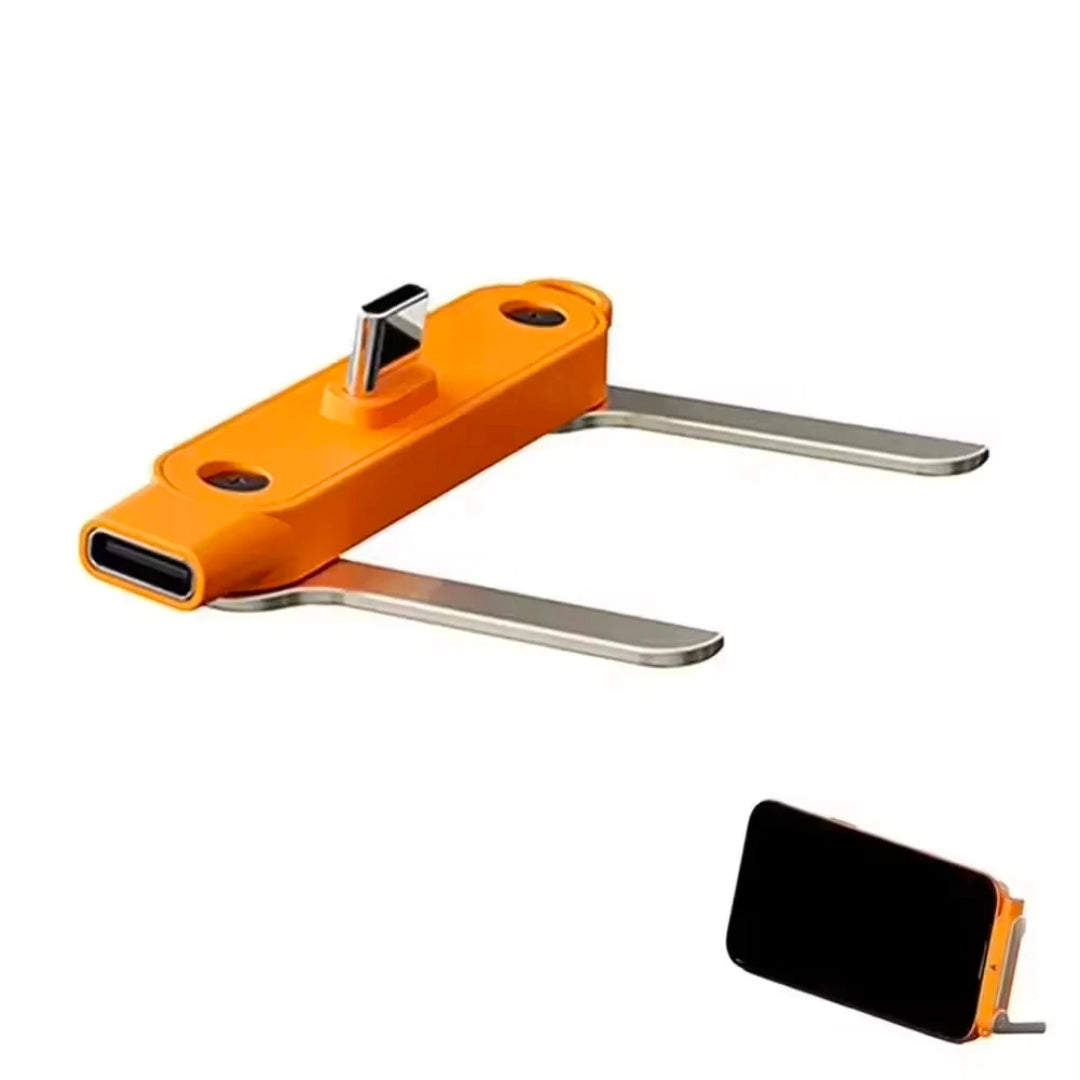 Câble de données detachable 2 en 1 avec support pliable